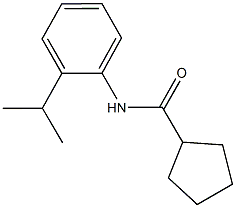 N-(2-isopropylphenyl)cyclopentanecarboxamide Structure