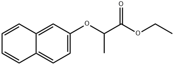 ethyl 2-(2-naphthyloxy)propanoate 구조식 이미지