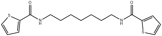 N-{7-[(2-thienylcarbonyl)amino]heptyl}-2-thiophenecarboxamide Structure