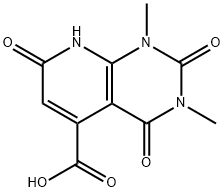 1,3-dimethyl-2,4,7-trioxo-1,2,3,4,7,8-hexahydropyrido[2,3-d]pyrimidine-5-carboxylic acid 구조식 이미지