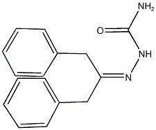 1,3-diphenylacetone semicarbazone 구조식 이미지