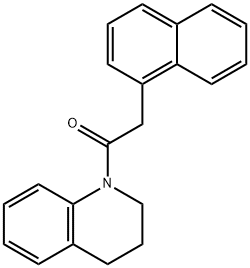 1-(1-naphthylacetyl)-1,2,3,4-tetrahydroquinoline 구조식 이미지