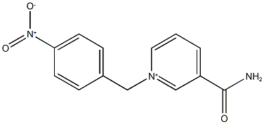 3-(aminocarbonyl)-1-(4-nitrobenzyl)pyridinium 구조식 이미지