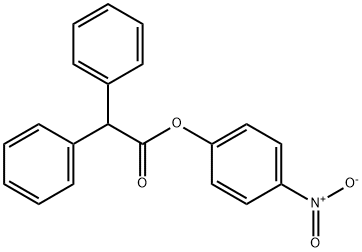 4-nitrophenyl diphenylacetate Structure
