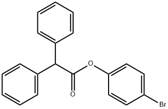 4-bromophenyl diphenylacetate 구조식 이미지