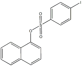 1-naphthyl 4-iodobenzenesulfonate 구조식 이미지