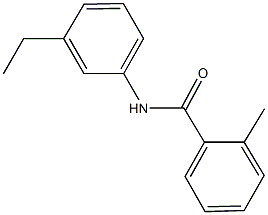 N-(3-ethylphenyl)-2-methylbenzamide 구조식 이미지