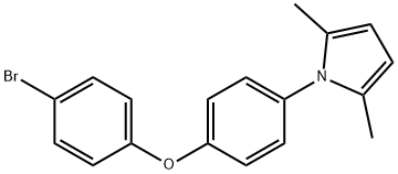 1-[4-(4-bromophenoxy)phenyl]-2,5-dimethyl-1H-pyrrole 구조식 이미지