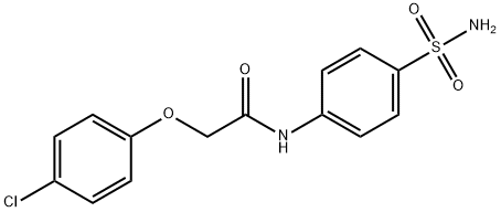 N-[4-(aminosulfonyl)phenyl]-2-(4-chlorophenoxy)acetamide Structure