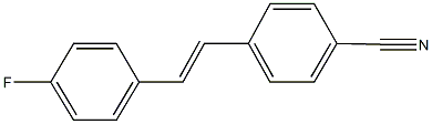4-[2-(4-fluorophenyl)vinyl]benzonitrile Structure