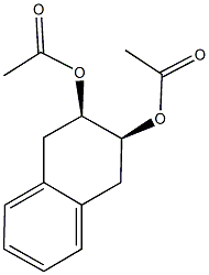 3-(acetyloxy)-1,2,3,4-tetrahydro-2-naphthalenyl acetate Structure