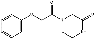 4-(phenoxyacetyl)-2-piperazinone Structure