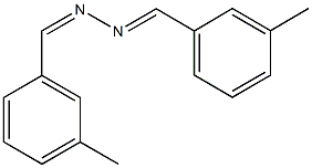 3-methylbenzaldehyde (3-methylbenzylidene)hydrazone 구조식 이미지