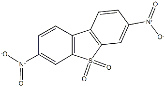 3,7-dinitrodibenzo[b,d]thiophene 5,5-dioxide 구조식 이미지