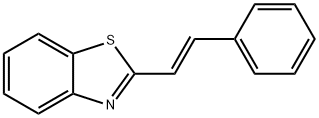 2-(2-phenylvinyl)-1,3-benzothiazole 구조식 이미지