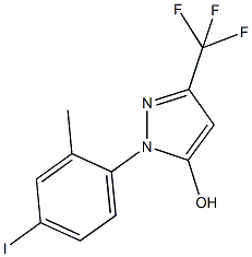 1-(4-iodo-2-methylphenyl)-3-(trifluoromethyl)-1H-pyrazol-5-ol Structure