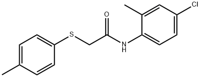 N-(4-chloro-2-methylphenyl)-2-[(4-methylphenyl)sulfanyl]acetamide Structure