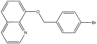 4-bromobenzyl 8-quinolinyl ether 구조식 이미지