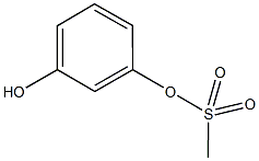 3-hydroxyphenyl methanesulfonate 구조식 이미지