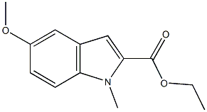 ethyl 5-methoxy-1-methyl-1H-indole-2-carboxylate Structure