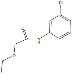 N-(3-chlorophenyl)-2-ethoxyacetamide 구조식 이미지
