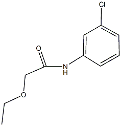 N-(3-chlorophenyl)-2-ethoxyacetamide Structure