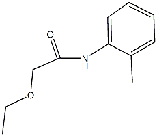 2-ethoxy-N-(2-methylphenyl)acetamide 구조식 이미지