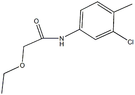 N-(3-chloro-4-methylphenyl)-2-ethoxyacetamide 구조식 이미지