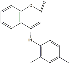 4-(2,4-dimethylanilino)-2H-chromen-2-one Structure