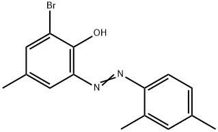 2-bromo-6-[(2,4-dimethylphenyl)diazenyl]-4-methylphenol Structure