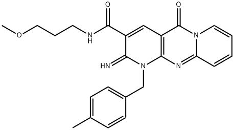 2-imino-N-(3-methoxypropyl)-1-(4-methylbenzyl)-5-oxo-1,5-dihydro-2H-dipyrido[1,2-a:2,3-d]pyrimidine-3-carboxamide Structure