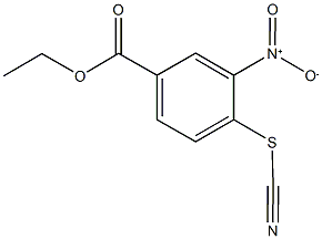 ethyl 4-(cyanosulfanyl)-3-nitrobenzoate Structure