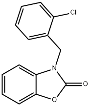 3-(2-chlorobenzyl)-1,3-benzoxazol-2(3H)-one Structure