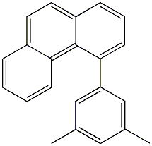 4-(3,5-dimethylphenyl)phenanthrene 구조식 이미지