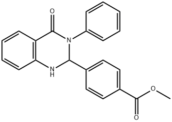 methyl 4-(4-oxo-3-phenyl-1,2,3,4-tetrahydro-2-quinazolinyl)benzoate Structure