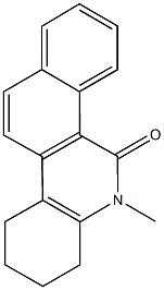 6-methyl-7,8,9,10-tetrahydrobenzo[i]phenanthridin-5(6H)-one Structure