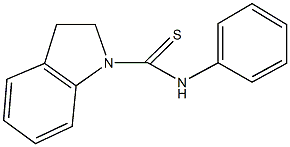 N-phenyl-1-indolinecarbothioamide Structure