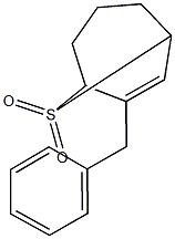 6-benzyl-8-thiabicyclo[3.2.1]oct-6-ene 8,8-dioxide 구조식 이미지