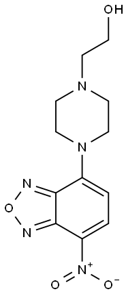 2-(4-{7-nitro-2,1,3-benzoxadiazol-4-yl}-1-piperazinyl)ethanol Structure