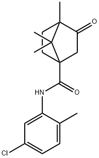 N-(5-chloro-2-methylphenyl)-4,7,7-trimethyl-3-oxobicyclo[2.2.1]heptane-1-carboxamide Structure