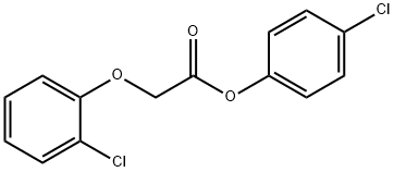 4-chlorophenyl (2-chlorophenoxy)acetate Structure