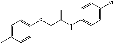 N-(4-chlorophenyl)-2-(4-methylphenoxy)acetamide 구조식 이미지
