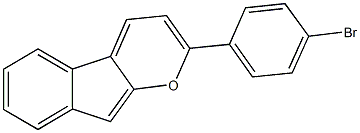 2-(4-bromophenyl)indeno[2,1-b]pyran Structure