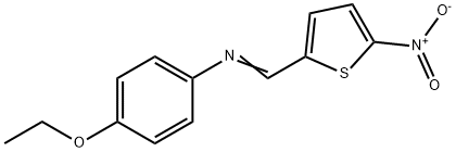 4-ethoxy-N-[(5-nitro-2-thienyl)methylene]aniline Structure