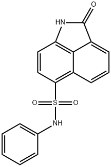 2-oxo-N-phenyl-1,2-dihydrobenzo[cd]indole-6-sulfonamide Structure