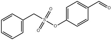 4-formylphenyl phenylmethanesulfonate Structure