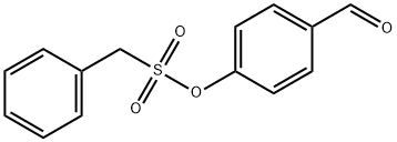 4-formylphenyl phenylmethanesulfonate 구조식 이미지