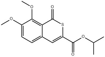 isopropyl 7,8-dimethoxy-1-oxo-1H-isothiochromene-3-carboxylate Structure