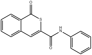 1-oxo-N-phenyl-1H-isothiochromene-3-carboxamide 구조식 이미지