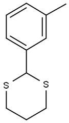 2-(3-methylphenyl)-1,3-dithiane Structure